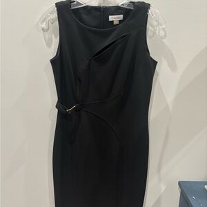 Calvin Klein Black Midi Dress